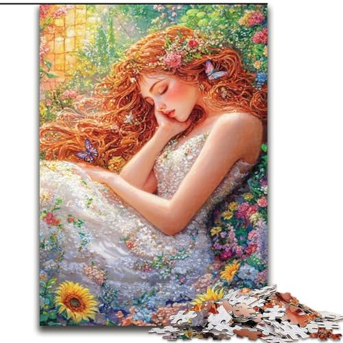 Puzzle mit 1000 Teilen für Erwachsene, Anime-Mädchen, 1000-teiliges Puzzle, Lernspielzeug (Größe 50x75cm) von WGLINGX