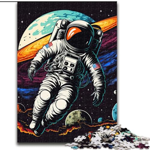 Puzzle mit 1000 Teilen für Erwachsene, Astronaut im Weltraum, Puzzle für Erwachsene, 1000 Teile, anspruchsvolles Denkspiel für Teenager, perfekt als Heimdekoration oder Geschenk, Größe 26x38cm Puzzle mit 1000 Teilen für Erwachsene, Astronaut im Weltraum, Puzzle für Erwachsene, 1000 Teile, anspruchsvolles Denkspiel für Teenager, perfekt als Heimdekoration oder Geschenk, Größe 26x38cm von WGLINGX