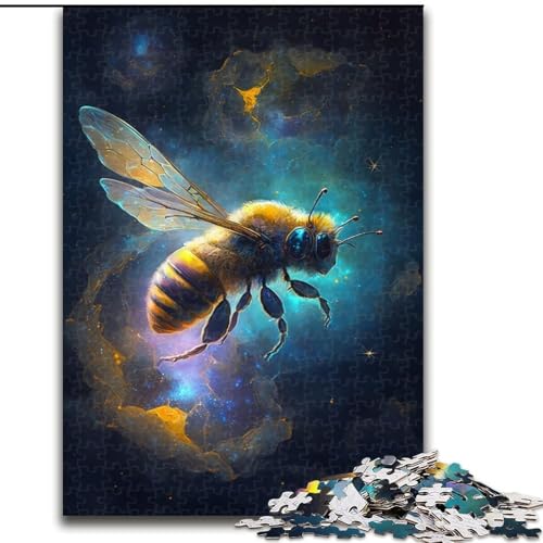 Puzzle mit 1000 Teilen für Erwachsene, Bienen-Malpuzzle, 1000 Teile, perfektes Weihnachts- und Neujahrsgeschenk, Feiertagsgeschenk (Größe 50x75cm) von WGLINGX