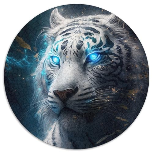 Puzzle mit 1000 Teilen für Erwachsene, Fantasy-Tiger, Kartonpuzzle, perfekt für Familienspaß an Geburtstagen, Weihnachten, 1000 Teile (67,5x67,5cm) von WGLINGX