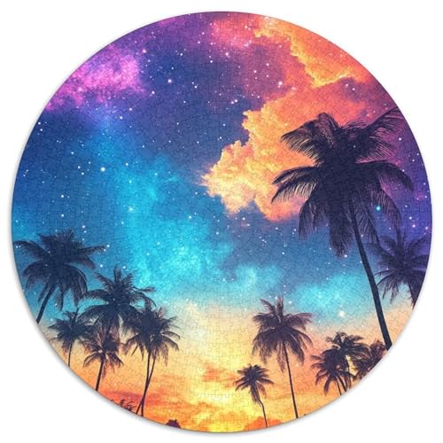 Puzzle mit 1000 Teilen für Erwachsene, Galaxy Beach, anspruchsvolle Puzzles, anspruchsvolles Denkspiel, Spieleabend mit der Familie (67,5x67,5cm) von WGLINGX