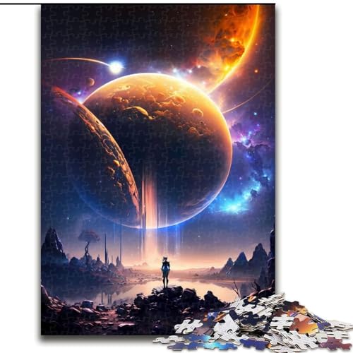 Puzzle mit 1000 Teilen für Erwachsene, Keeper of The Stars-Puzzles für Erwachsene, anspruchsvolles Denkspiel für Teenager, Spaß für den Spieleabend mit der Familie (Größe 50x75cm) von WGLINGX