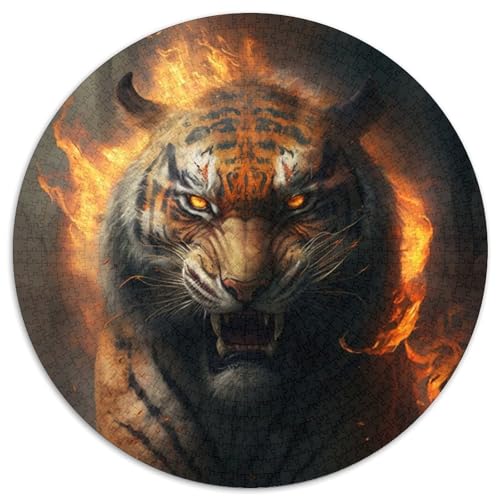 Puzzle mit 1000 Teilen für Erwachsene, Magic Tiger, ideales Weihnachts- oder Geburtstagsgeschenk, Partyspiel-Spielzeug, 1000 Teile (67,5x67,5cm) von WGLINGX