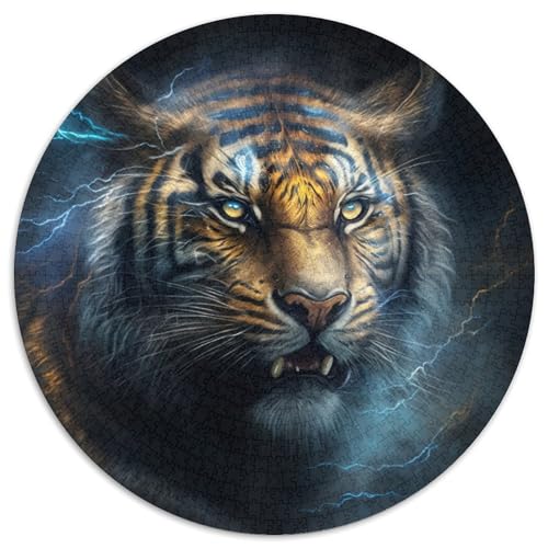 Puzzle mit 1000 Teilen für Erwachsene, Magic Tiger, ideales Weihnachts- oder Geburtstagsgeschenk, Partyspiel-Spielzeug, 1000 Teile (67,5x67,5cm) von WGLINGX