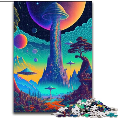 Puzzle mit 1000 Teilen für Erwachsene, Psychedelische Natur, Puzzle für Erwachsene, 1000 Teile, anspruchsvolles Denkspiel für Teenager, perfekt als Heimdekoration oder Geschenk, Größe 26x38cm Puzzle mit 1000 Teilen für Erwachsene, Psychedelische Natur, Puzzle für Erwachsene, 1000 Teile, anspruchsvolles Denkspiel für Teenager, perfekt als Heimdekoration oder Geschenk, Größe 26x38cm von WGLINGX