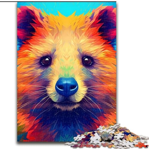 Puzzle mit 1000 Teilen für Erwachsene, Quokka, farbenfrohes Puzzle für Erwachsene, 1000 Teile, anspruchsvolles Denkspiel für Teenager, perfekt als Heimdekoration oder Geschenk, Größe 50x75cm von WGLINGX