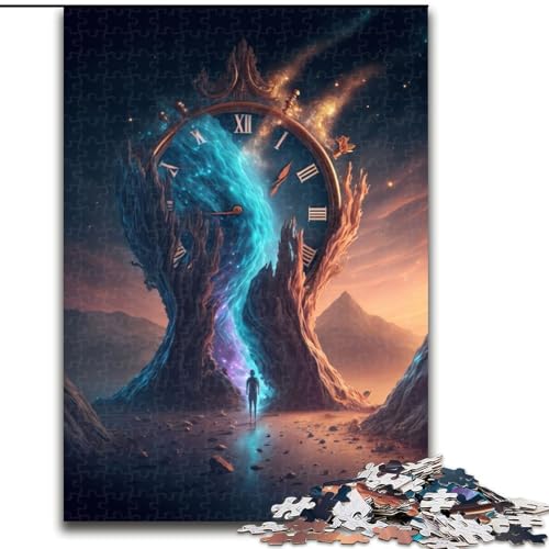 Puzzle mit 1000 Teilen für Erwachsene, Zeitpuzzle für Erwachsene, 1000 Teile entwickeln Hand-Auge-Koordinationsfähigkeiten, (Größe 50x75cm) von WGLINGX