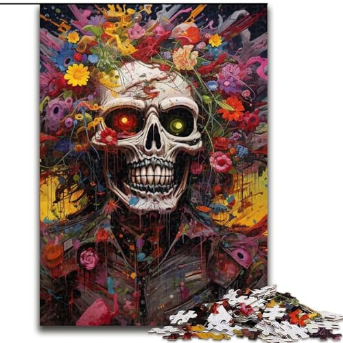 Puzzle mit 1000 Teilen für Erwachsene, Zombie-Puzzle, Denkspiel für Teenager, Spieleabend mit der Familie (Größe 26x38cm) von WGLINGX