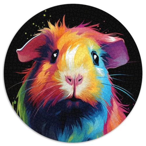 Puzzle mit 1000 Teilen für Erwachsene, anspruchsvolles Hunde-Puzzle, anspruchsvolles Denkspiel, Spieleabend mit der Familie (67,5x67,5cm) von WGLINGX