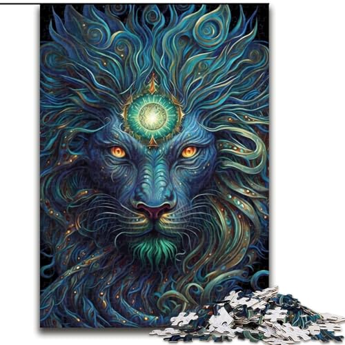 Puzzle mit 1000 Teilen für Erwachsene, buntes Löwen-Puzzle für Erwachsene, 1000 Teile, anspruchsvolles Denkspiel für Teenager, perfekt als Heimdekoration oder Geschenk, Größe 26x38cm Puzzle mit 1000 Teilen für Erwachsene, buntes Löwen-Puzzle für Erwachsene, 1000 Teile, anspruchsvolles Denkspiel für Teenager, perfekt als Heimdekoration oder Geschenk, Größe 26x38cm von WGLINGX