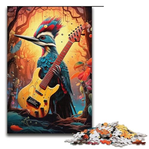 Puzzle mit 1000 Teilen für Erwachsene, buntes Papp-Puzzle, verbessert das Gedächtnis für Teenager ab 14 Jahren (Größe 38 x 26 cm) von WGLINGX