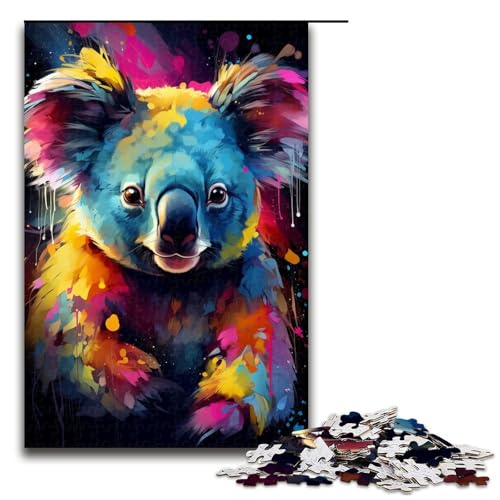 Puzzle mit 1000 Teilen für Erwachsene,zum Malen und Ausmalen,Koala-Puzzle für die Heimdekoration,hilft beim Training des Gehirns,Macht süchtig machendes Spielzeug,um Geduld zu fördern (50 x 75 cm) Puzzle mit 1000 Teilen für Erwachsene,zum Malen und Ausmalen,Koala-Puzzle für die Heimdekoration,hilft beim Training des Gehirns,Macht süchtig machendes Spielzeug,um Geduld zu fördern (50 x 75 cm) von WGLINGX