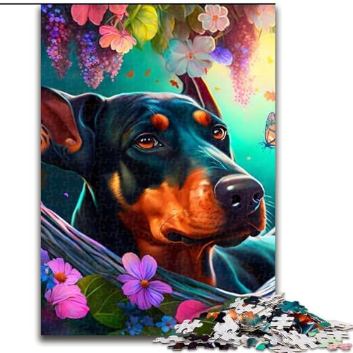 Puzzle mit 1000 Teilen für Erwachsene. Wunderschöne Dobermann-Pinscher-Puzzles für Erwachsene,1000 herausfordernde Denksportaufgaben für Teenager,perfekt als Heimdekoration oder Geschenk (38x26cm) Puzzle mit 1000 Teilen für Erwachsene. Wunderschöne Dobermann-Pinscher-Puzzles für Erwachsene,1000 herausfordernde Denksportaufgaben für Teenager,perfekt als Heimdekoration oder Geschenk (38x26cm) von WGLINGX