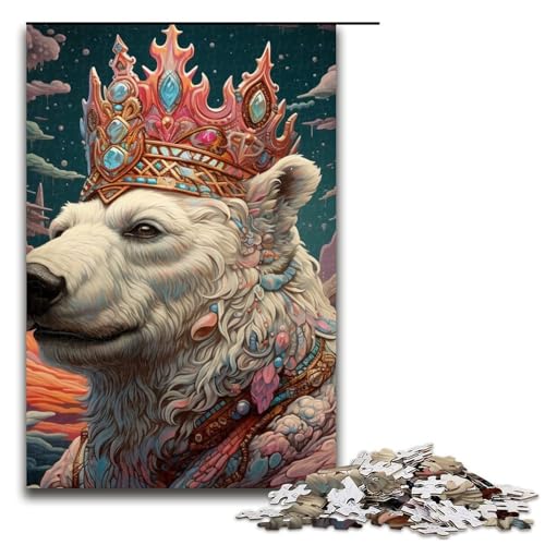 Puzzles 1000 Teile Eisbär Puzzle Erwachsene Holzpuzzle Familienspaß Spielzeug 19,69x29,53 Zoll Puzzles 1000 Teile Eisbär Puzzle Erwachsene Holzpuzzle Familienspaß Spielzeug 19,69x29,53 Zoll von WGLINGX
