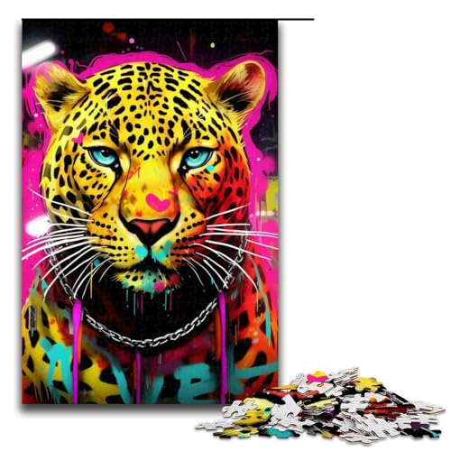 Puzzles 1000 Teile Erdmännchen-Graffiti-Malerei Puzzle für Erwachsene aus Holz Puzzle Familienspaß Spielzeug 19,69x29,53 Zoll Puzzles 1000 Teile Erdmännchen-Graffiti-Malerei Puzzle für Erwachsene aus Holz Puzzle Familienspaß Spielzeug 19,69x29,53 Zoll von WGLINGX