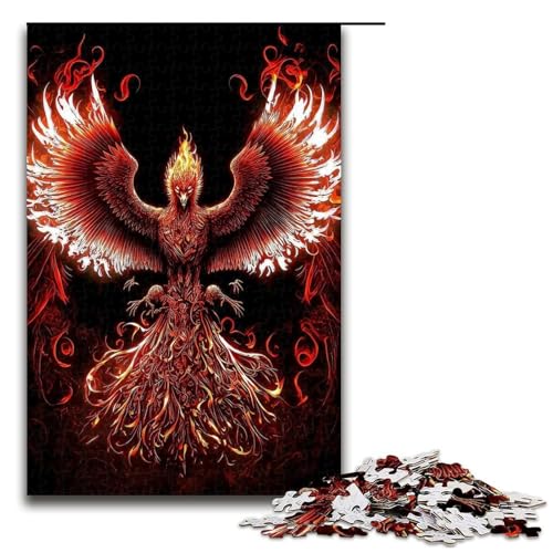 Puzzles 1000 Teile Phoenix Puzzle Erwachsene Holzpuzzle Familienspaß Spielzeug 19,69x29,53 Zoll Puzzles 1000 Teile Phoenix Puzzle Erwachsene Holzpuzzle Familienspaß Spielzeug 19,69x29,53 Zoll von WGLINGX