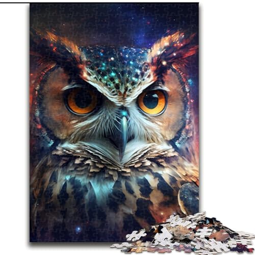 Puzzles 1000 Teile für Erwachsene Eulenpuzzles für Erwachsene Geeignet für Geburtstage, Halloween, Thanksgiving, Ostern (Größe 26x38cm) von WGLINGX