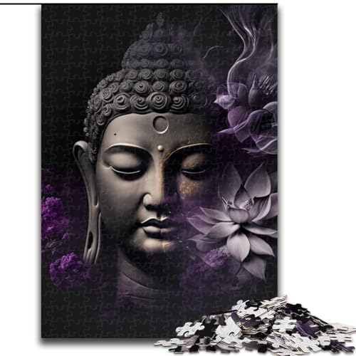 Puzzles für 1000 Teile, Buddha-Puzzles für Erwachsene, 1000 Teile, Familienspaß zum Basteln, perfekt für Geburtstage, Feiertage (Größe 26x38cm) von WGLINGX