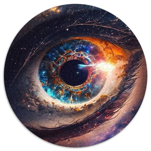 Puzzles für 1000 Teile, Galaxy Eye, schwierige Puzzles für Erwachsene, Familienaktivitätsspiel für Teenager, anspruchsvolles Denkspiel (67,5 x 67,5 cm) von WGLINGX