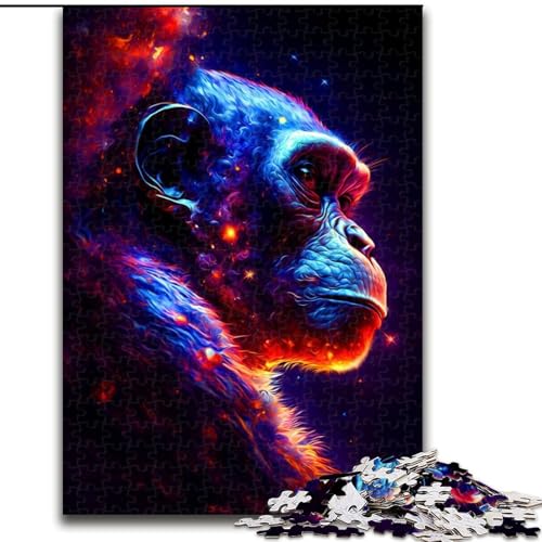 Puzzles für 1000 Teile, Gorilla-Puzzles für Erwachsene, anspruchsvolles DIY-Denkspiel, interaktives Familienspiel (Größe 26x38cm) von WGLINGX
