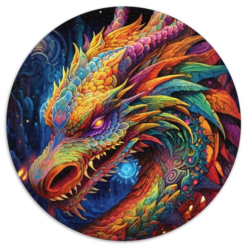 Puzzles für 1000 Teile, Kunst-Puzzles mit fliegenden Drachen für Erwachsene, Aktivität zur Stärkung der Familienbindung, einzigartiges Geschenk für Feiertage und Geburtstage (67,5 x 67,5 cm) von WGLINGX