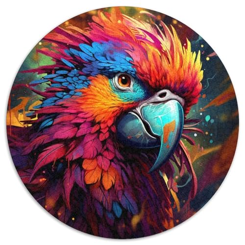 Puzzles für 1000 Teile, buntes Papageien-Papierpuzzle, perfekt für Teenager und Familienspaß, Geburtstag 67,5 x 67,5 cm von WGLINGX