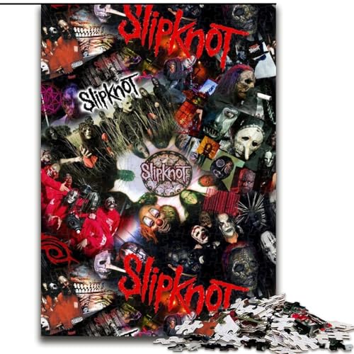 Puzzles für 1000 Teile „Rock First Impossible“ für Erwachsene mit interaktivem Familienspiel, Kinder ab 14 Jahren (Größe 26x38cm) von WGLINGX