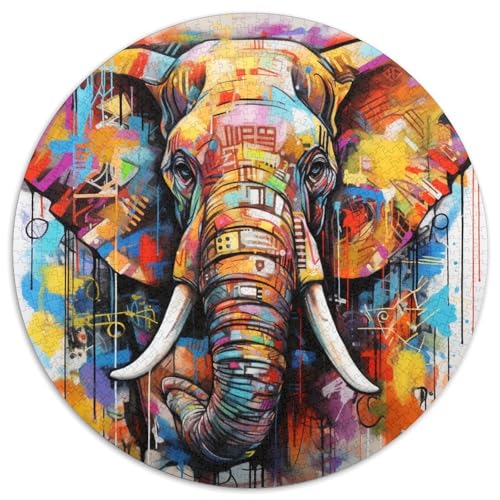 Puzzles für Erwachsene, 1000 Elefanten, schwierige Puzzles für Erwachsene, Kunstwerk-Dekor, Intelligenzspielzeug für Familien-Indoor-Spiele 67,5 x 67,5 cm Puzzles für Erwachsene, 1000 Elefanten, schwierige Puzzles für Erwachsene, Kunstwerk-Dekor, Intelligenzspielzeug für Familien-Indoor-Spiele 67,5 x 67,5 cm von WGLINGX
