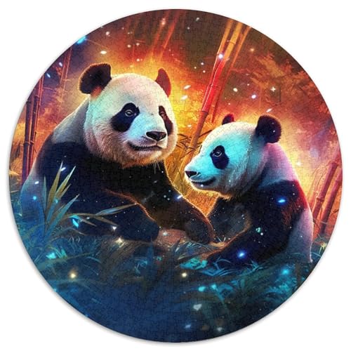 Puzzles für Erwachsene, 1000 Galaxy Panda-Puzzles für Erwachsene, Geburtstagsgeschenkidee, anspruchsvolles Denkspiel (67,5 x 67,5 cm) von WGLINGX