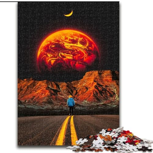 Puzzles für Erwachsene, 1000 Puzzles mit Traumlandschaften, Holzpuzzles für Erwachsene, DIY-Heimdekoration, Denkspiel für Teenager (Größe 50x75cm) von WGLINGX