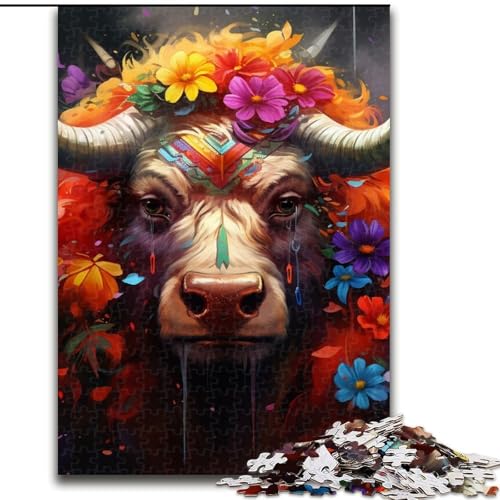 Puzzles für Erwachsene, 1000 Teile, Yak-Puzzles, ideales Weihnachts- oder Geburtstagsgeschenk, Partyspiel-Spielzeug (Größe 50x75cm) von WGLINGX