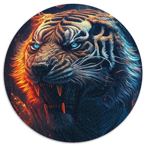 Puzzles für Erwachsene, 1000 Tiger, schwierige Puzzles für Erwachsene, Kunstwerk-Dekor, Intelligenzspielzeug für Familien-Indoor-Spiele 67,5 x 67,5 cm Puzzles für Erwachsene, 1000 Tiger, schwierige Puzzles für Erwachsene, Kunstwerk-Dekor, Intelligenzspielzeug für Familien-Indoor-Spiele 67,5 x 67,5 cm von WGLINGX