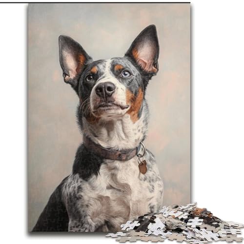 Puzzles für Erwachsene mit 1000 Teilen, Hundemotiv, Holzpuzzle, anspruchsvolles DIY-Denkspiel, interaktive Familienaktivität (Größe 50x75cm) von WGLINGX