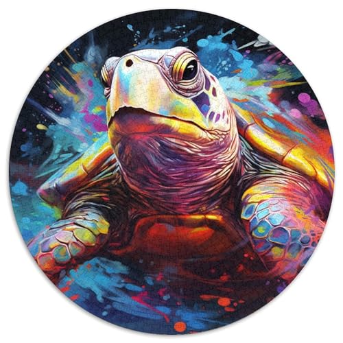 Schildkröten-Papierpuzzle, 1000 Teile, Familie und Freunde, geeignet für Kinder ab 14 Jahren 67,5 x 67,5 cm Schildkröten-Papierpuzzle, 1000 Teile, Familie und Freunde, geeignet für Kinder ab 14 Jahren 67,5 x 67,5 cm von WGLINGX
