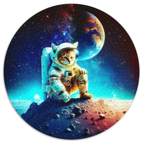 Space Cat-Papierpuzzle, 1000-teiliges Puzzle, Familie und Freunde, geeignet für Kinder ab 14 Jahren 67,5 x 67,5 cm Space Cat-Papierpuzzle, 1000-teiliges Puzzle, Familie und Freunde, geeignet für Kinder ab 14 Jahren 67,5 x 67,5 cm von WGLINGX