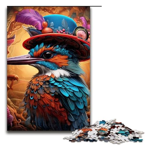 Tier-Vogel-Puzzle, 1000 Teile, für Erwachsene. EIN Kunstwerk für Teenager ab 14 Jahren, 75 x 50 cm Tier-Vogel-Puzzle, 1000 Teile, für Erwachsene. EIN Kunstwerk für Teenager ab 14 Jahren, 75 x 50 cm von WGLINGX