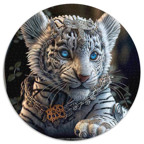 Tiger Paper Round Puzzles für Erwachsene, 1000 Teile, anspruchsvolles Denkspiel für Teenager, Spaß für den Spieleabend mit der Familie 67,5 x 67,5 cm Tiger Paper Round Puzzles für Erwachsene, 1000 Teile, anspruchsvolles Denkspiel für Teenager, Spaß für den Spieleabend mit der Familie 67,5 x 67,5 cm von WGLINGX