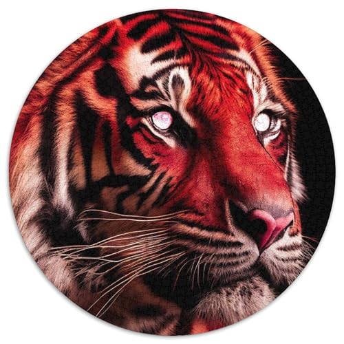 Tiger-Papierpuzzle, 1000 Teile, Familie und Freunde, geeignet für Kinder ab 14 Jahren 67,5 x 67,5 cm Tiger-Papierpuzzle, 1000 Teile, Familie und Freunde, geeignet für Kinder ab 14 Jahren 67,5 x 67,5 cm von WGLINGX