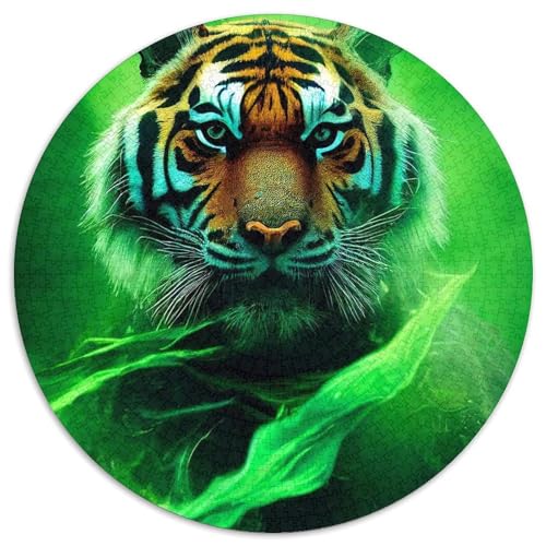 Tiger-Papierpuzzle, 1000 Teile, Familie und Freunde, geeignet für Kinder ab 14 Jahren 67,5 x 67,5 cm Tiger-Papierpuzzle, 1000 Teile, Familie und Freunde, geeignet für Kinder ab 14 Jahren 67,5 x 67,5 cm von WGLINGX