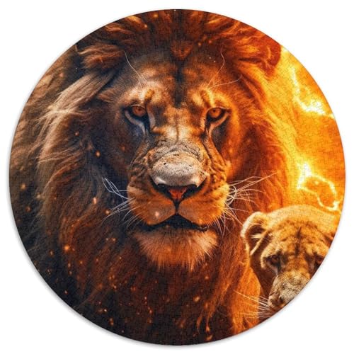 Tiger-Papierpuzzle für Erwachsene, 1000-teiliges Denkspiel für Teenager, 67,5 x 67,5 cm Tiger-Papierpuzzle für Erwachsene, 1000-teiliges Denkspiel für Teenager, 67,5 x 67,5 cm von WGLINGX