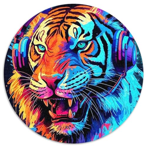 Tiger-Puzzle aus Karton, 1000 Teile, Puzzle für Erwachsene, anspruchsvolles Denkspiel für Teenager, Spaß für die ganze Familie, DIY-Geschenk zur Heimdekoration 67,5 x 67,5 cm Tiger-Puzzle aus Karton, 1000 Teile, Puzzle für Erwachsene, anspruchsvolles Denkspiel für Teenager, Spaß für die ganze Familie, DIY-Geschenk zur Heimdekoration 67,5 x 67,5 cm von WGLINGX