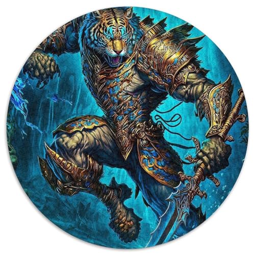 Tiger-Rundpuzzle, 1000 Teile, Puzzle-Geschenke, anspruchsvolles Denkspiel für Teenager, Spaß für die ganze Familie, DIY-Geschenk zur Heimdekoration 67,5 x 67,5 cm Tiger-Rundpuzzle, 1000 Teile, Puzzle-Geschenke, anspruchsvolles Denkspiel für Teenager, Spaß für die ganze Familie, DIY-Geschenk zur Heimdekoration 67,5 x 67,5 cm von WGLINGX