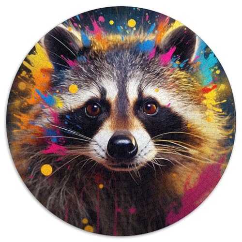 Waschbär-Papierpuzzle, 1000 Teile, Familie und Freunde, geeignet für Kinder ab 14 Jahren 67,5 x 67,5 cm Waschbär-Papierpuzzle, 1000 Teile, Familie und Freunde, geeignet für Kinder ab 14 Jahren 67,5 x 67,5 cm von WGLINGX