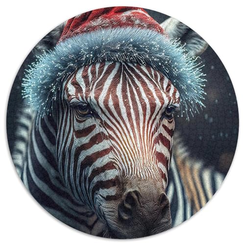 Weihnachtsmannmütze-Zebra-Puzzle für Erwachsene, 1000-teiliges Puzzle, interaktives Familienspiel, DIY-Heimdekoration, Gehirn-Herausforderung, Geschenk 67,5 x 67,5 cm Weihnachtsmannmütze-Zebra-Puzzle für Erwachsene, 1000-teiliges Puzzle, interaktives Familienspiel, DIY-Heimdekoration, Gehirn-Herausforderung, Geschenk 67,5 x 67,5 cm von WGLINGX