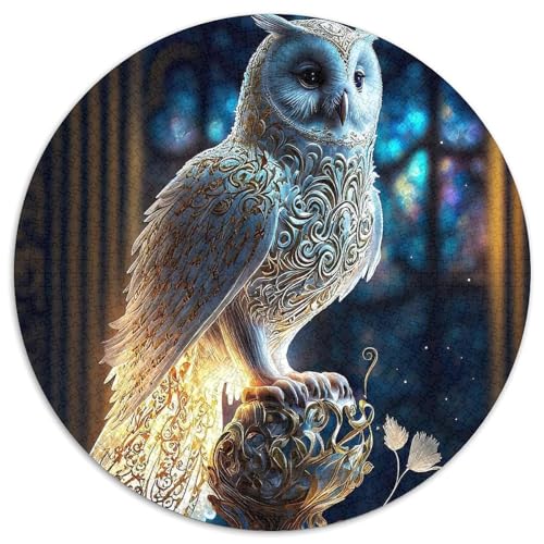 Weißes Eulen-Papierpuzzle mit 1000 Teilen, Familie und Freunde, geeignet für Kinder ab 14 Jahren 67,5 x 67,5 cm Weißes Eulen-Papierpuzzle mit 1000 Teilen, Familie und Freunde, geeignet für Kinder ab 14 Jahren 67,5 x 67,5 cm von WGLINGX