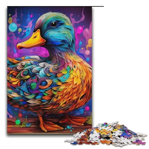 für Erwachsene 1000 Teile Puzzle Geschenke Bunte Kunst Enten Puzzles für Teenager Karton Puzzle 14,96x10,24 Zoll für Erwachsene 1000 Teile Puzzle Geschenke Bunte Kunst Enten Puzzles für Teenager Karton Puzzle 14,96x10,24 Zoll von WGLINGX