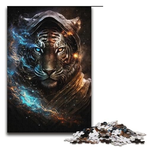 für Erwachsene 1000 Teile Puzzle Tiger Puzzle für Erwachsene Kartonpuzzle Familiendekoration 14,96x10,24 Zoll für Erwachsene 1000 Teile Puzzle Tiger Puzzle für Erwachsene Kartonpuzzle Familiendekoration 14,96x10,24 Zoll von WGLINGX