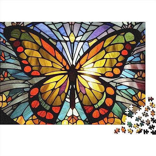 Schmetterling, 500 Teile, Puzzle für Erwachsene, wunderschönes Schmetterlings-Puzzlespiel, Spielzeug, 500 Teile, lässige Puzzlespiele, 500 Teile (52 x 38 cm) von WGUST