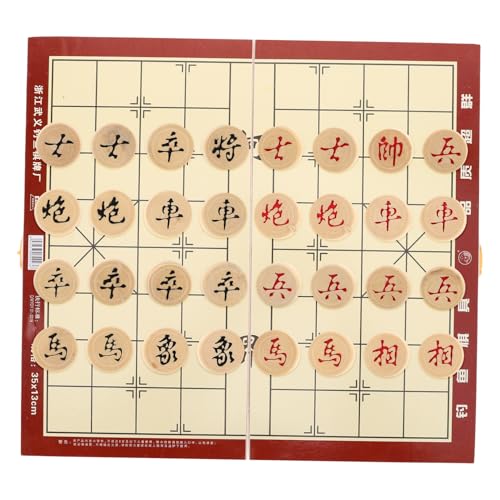 WHAMVOX Set Aus Holzbrett Klappspielset Mit Aufbewahrungsbox Traditionelles Chinesisch Für Unterwegs von WHAMVOX