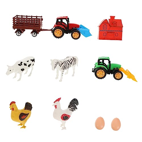 WHAMVOX 1 Satz Farm Ranch Spielzeug Bauernspielzeug Spielzeug für Nutztiere Bauernfiguren Spielzeuge Kinderspielzeug Lernspielzeug Kognitionsspielzeug für Kinder Mini Eltern-Kind Abs von WHAMVOX